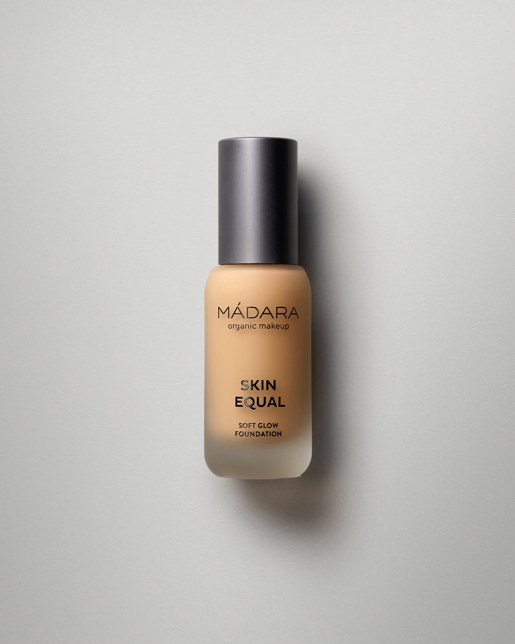 MÁDARA Organic Skincare soft glow foundation golden sand A6059 foundation product photo on plain background.