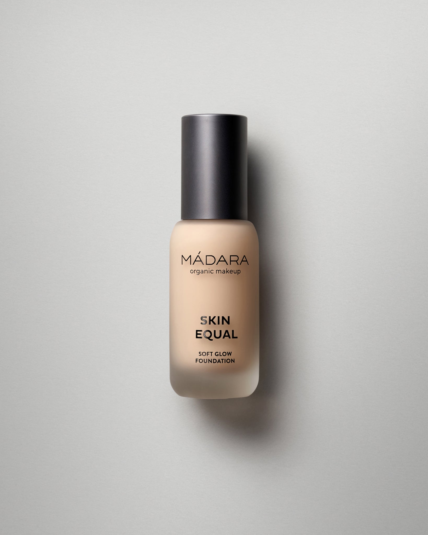 MÁDARA Organic Skincare soft glow foundation ivory A6053 foundation product photo on plain background.