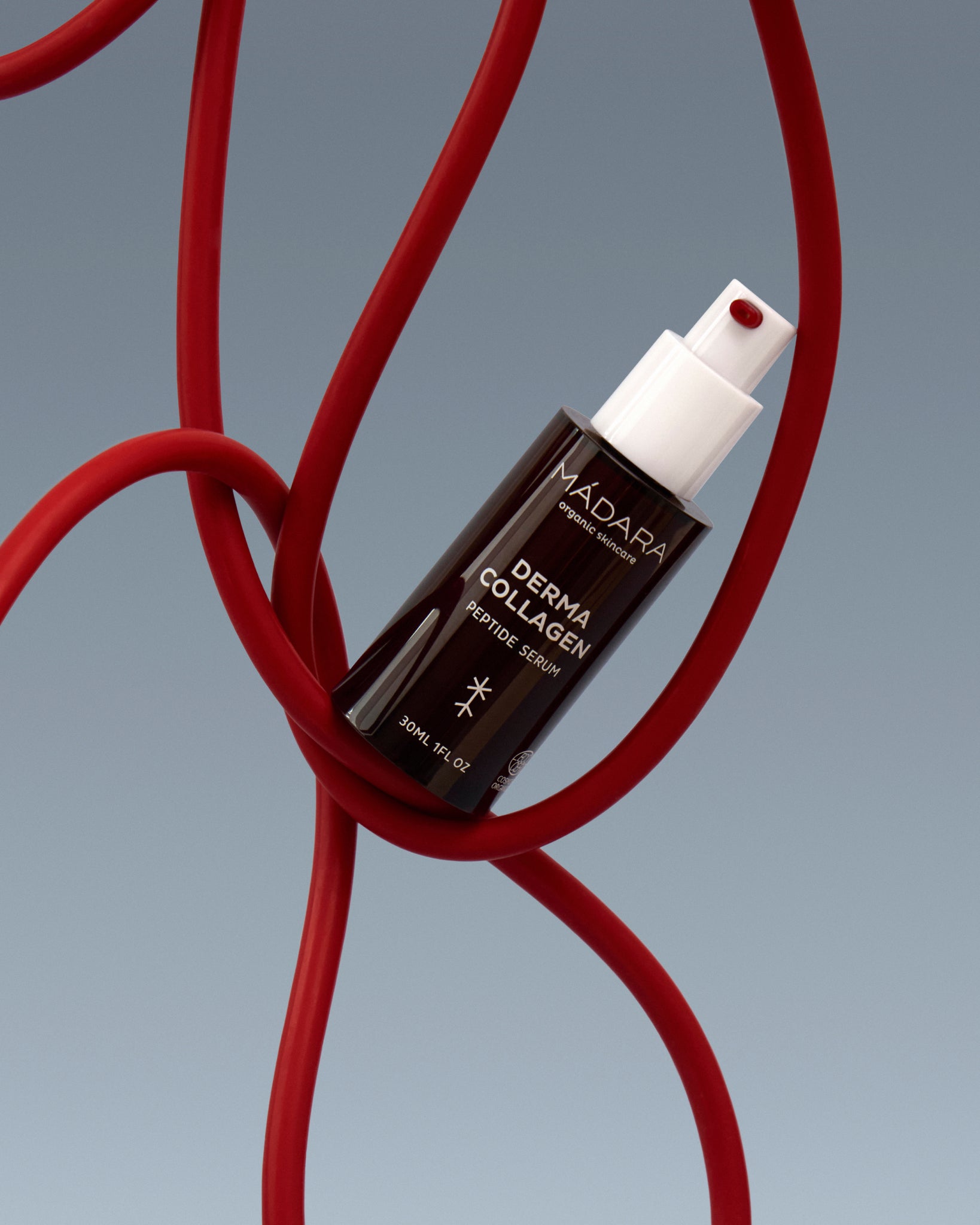 MÁDARA Organic Skincare collagen synthesis boost serum A3061 serum product photo on plain background