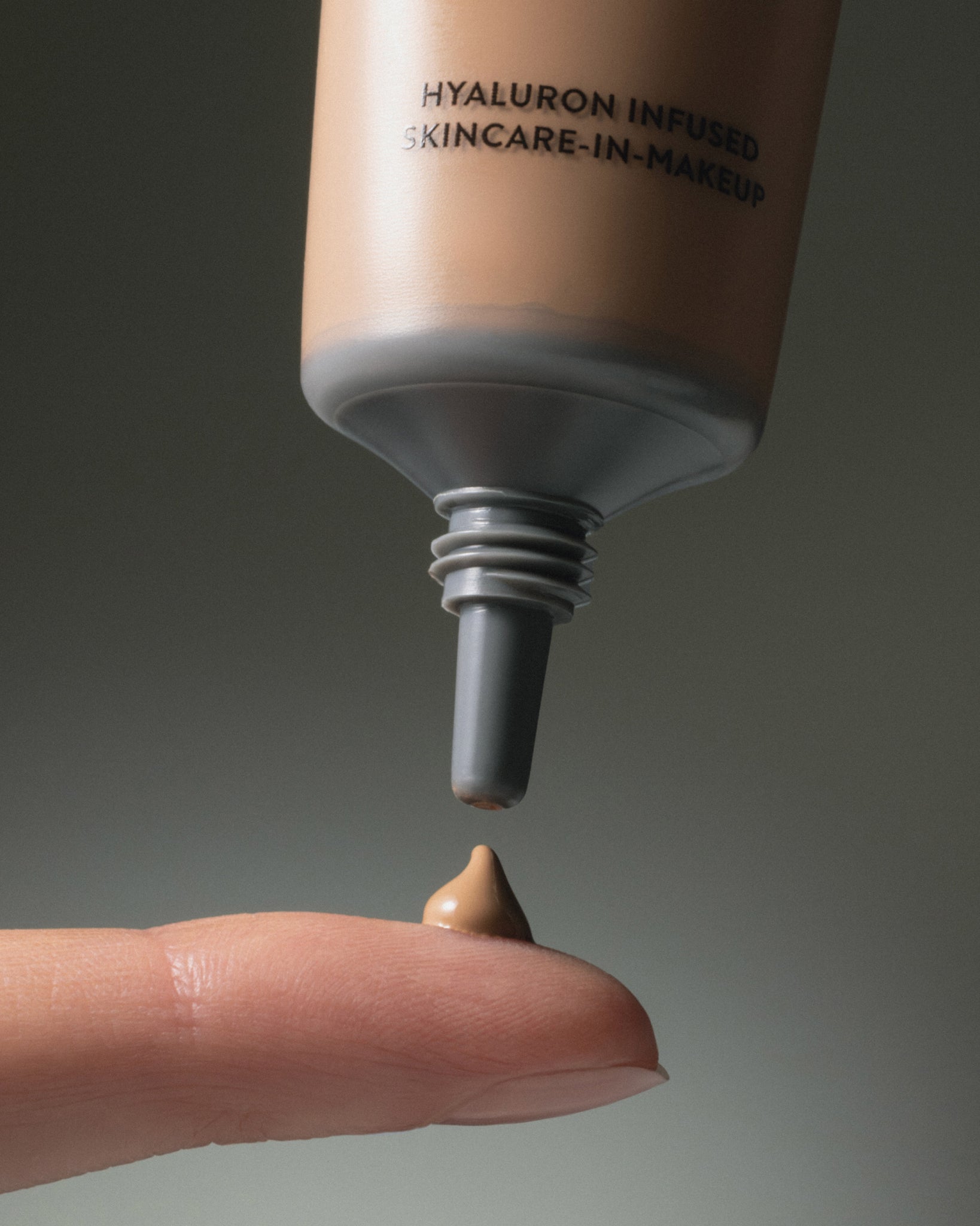 MÁDARA Organic Skincare semi matte peptide foundation A6085 foundation product photo on plain background.